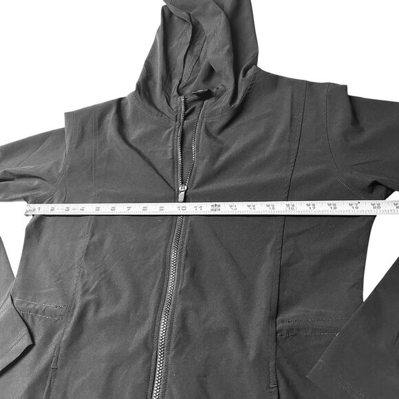 Balance Athletica Women’s S Full Zip Performance Hooded Jacket Solid Black New - Picture 7 of 7
